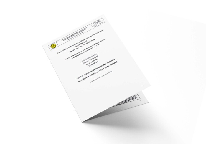 Инструкция по эксплуатации Поворотные концевые выключатели FGR2-EX